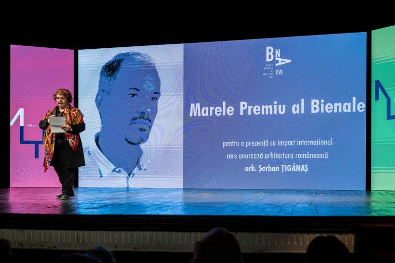 Excelență în arhitectură la UTCN: prof. dr. arh. Șerban Țigănaș, laureat cu Marele Premiu al Bienalei Naționale de Arhitectură