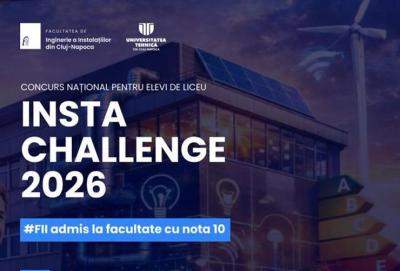Facultatea de Inginerie a Instalațiilor din cadrul UTCN organizează concursul Insta CHALLENGE