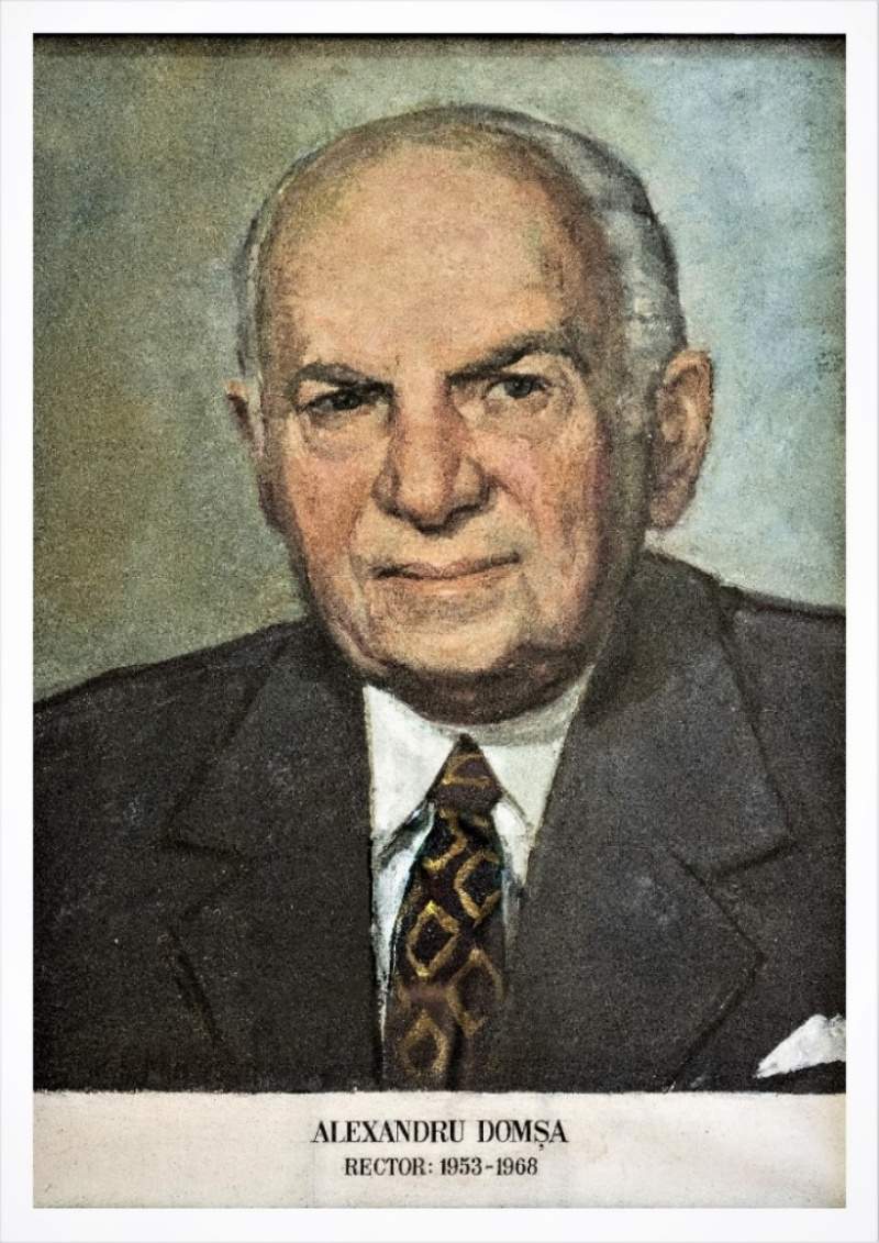 Portret oficial — RECTOR Alexandru Domșa, 1953