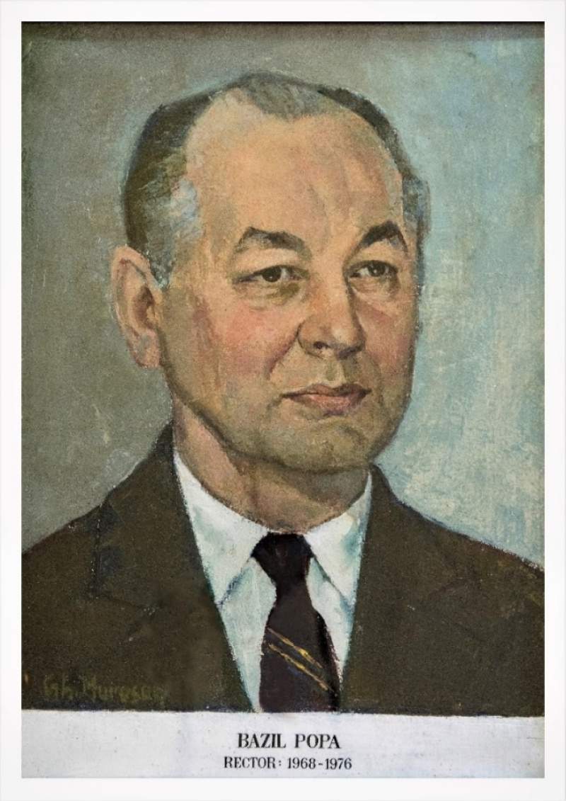 Portret oficial — RECTOR Bazil Popa, 1968