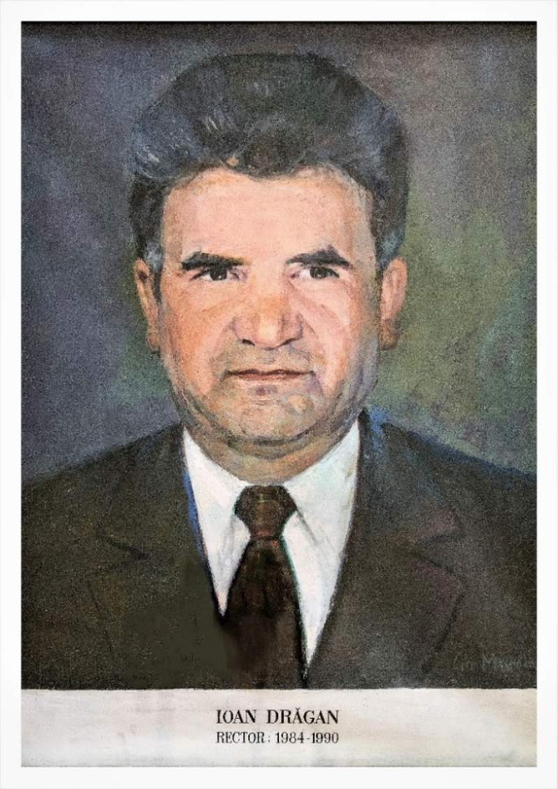Portret oficial — RECTOR Ioan Drăgan, 1976
