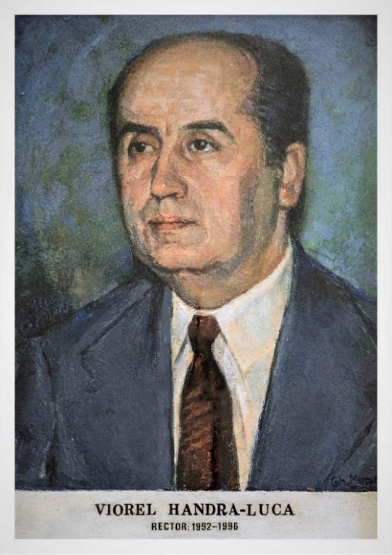 Portret oficial — RECTOR Viorel Handra-Luca, 1990