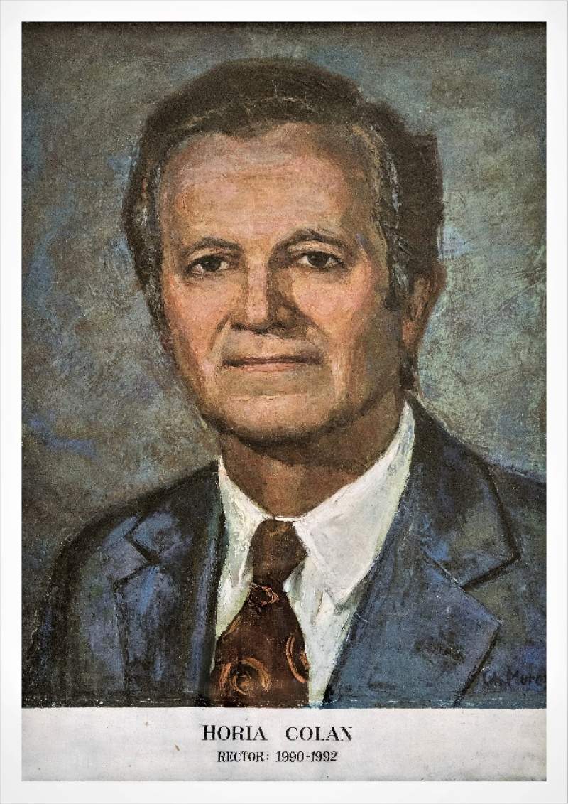 Portret oficial — RECTOR Horia Colan, 1981