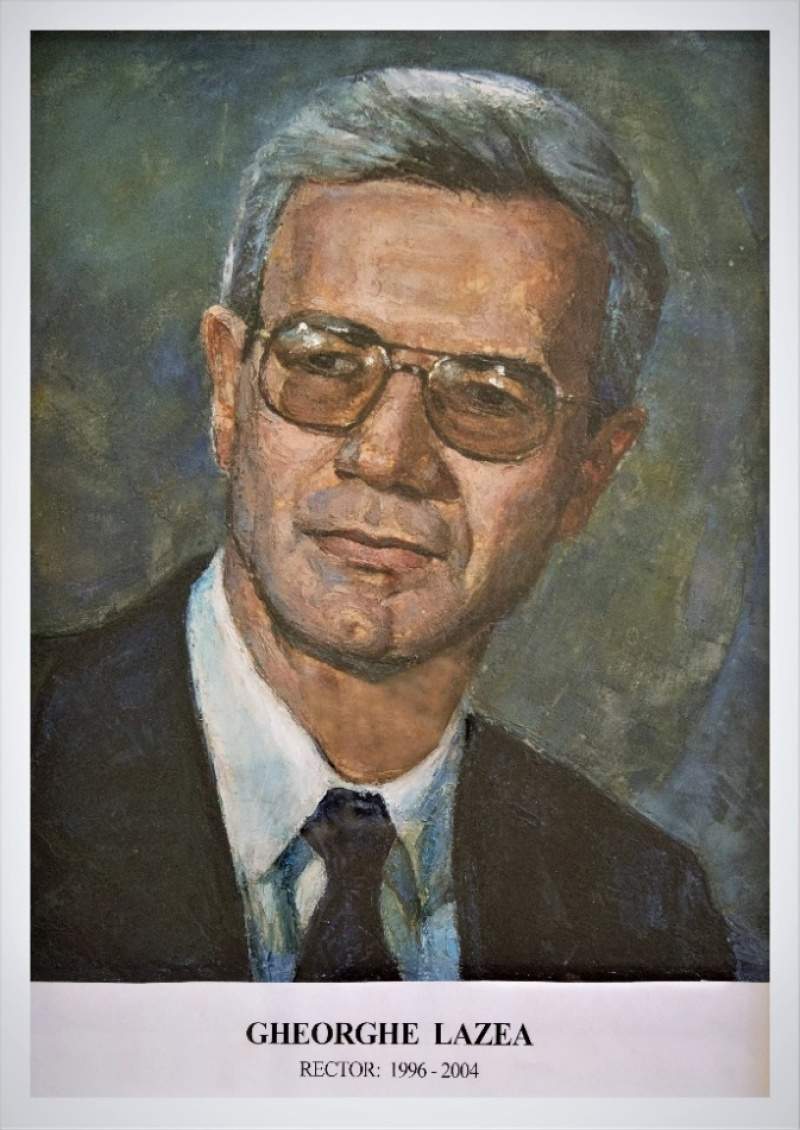 Portret oficial — RECTOR Gheorghe Lazea, 1996