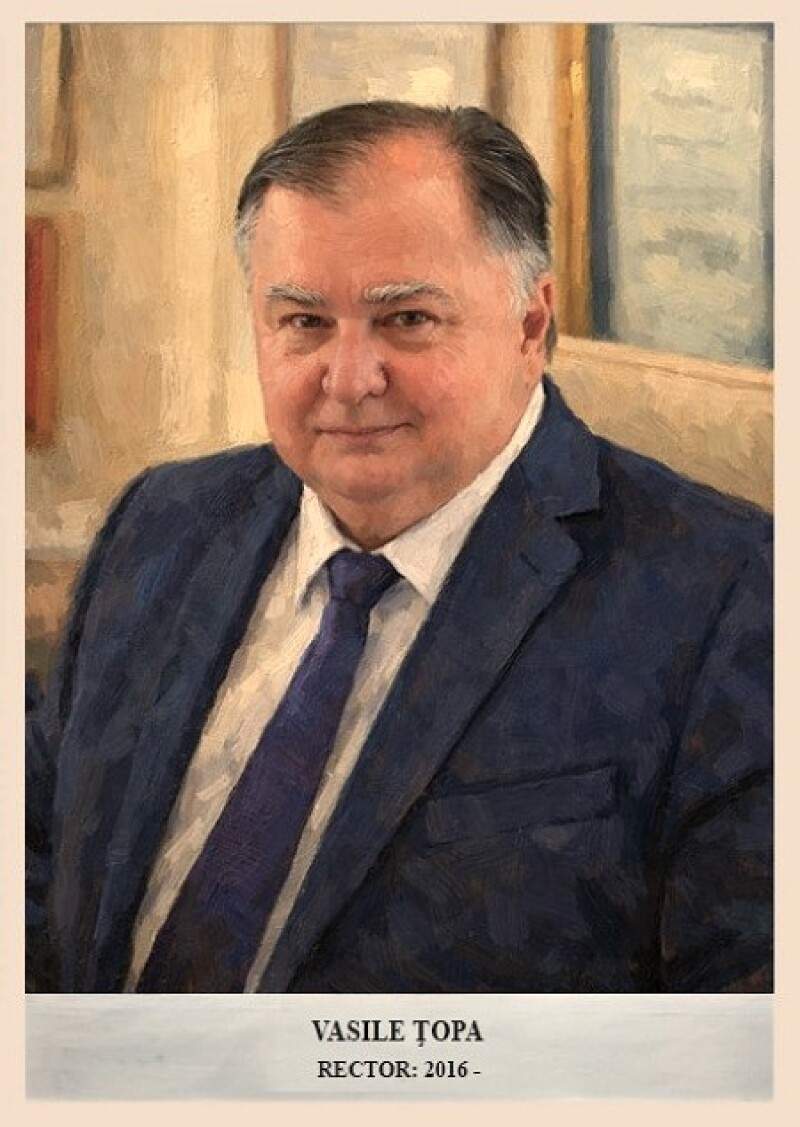 Portret oficial — RECTOR Vasile Țopa, 2016